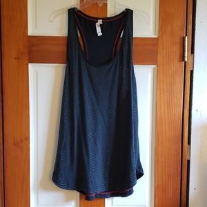 Under Armour animal print racerback tank size lg